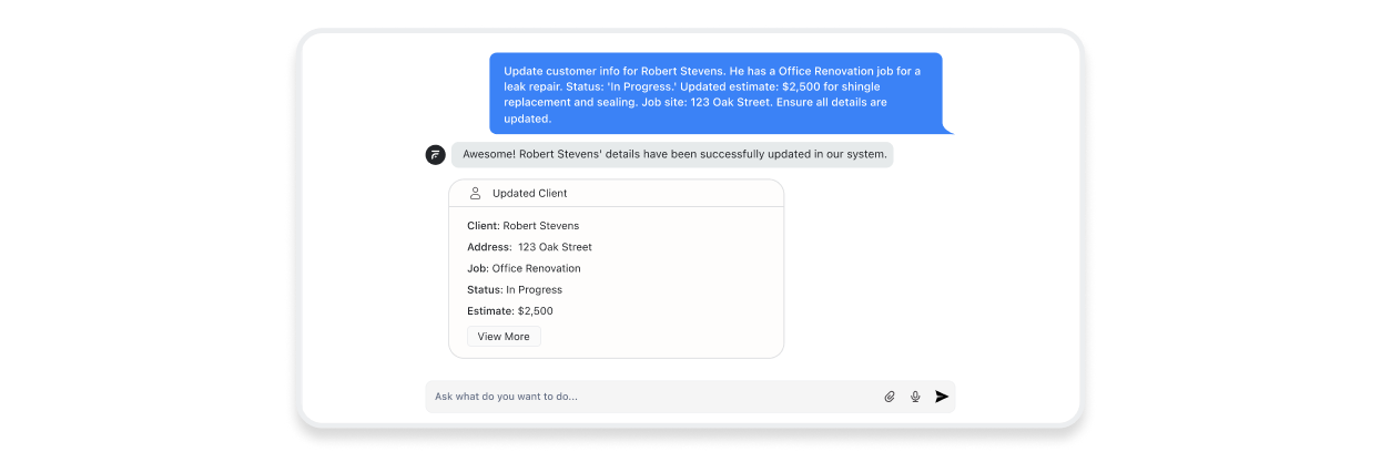 All Client Info in One Place