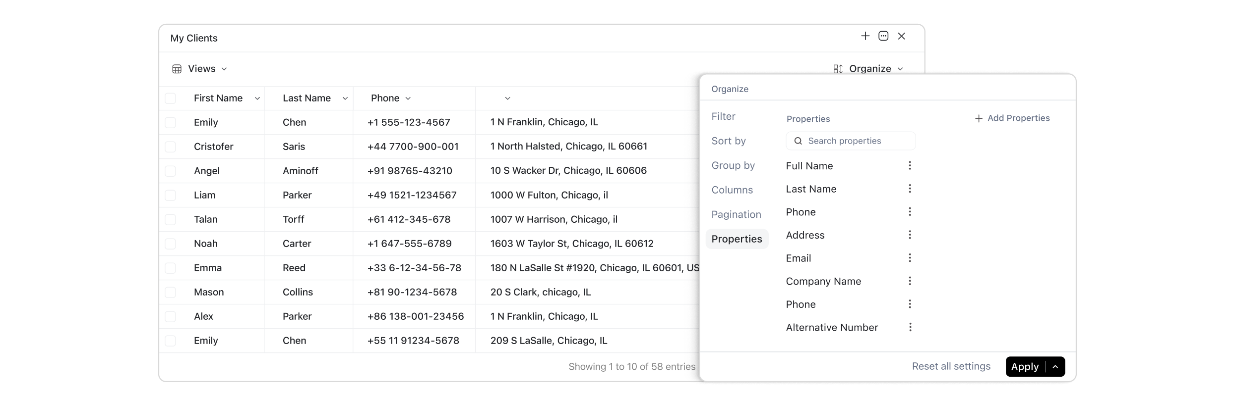 All Customer Info in One Place