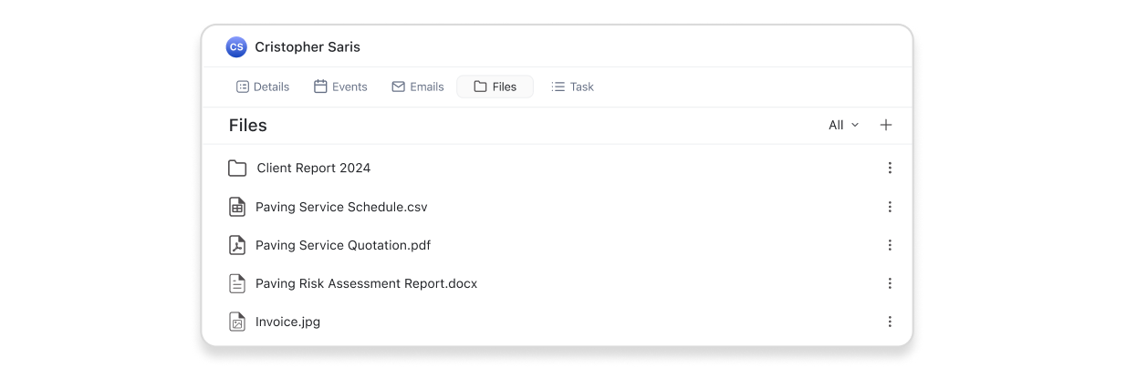 Keep All Job Files Organized