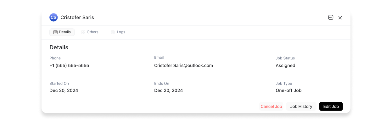 Quick Job & Customer Insights