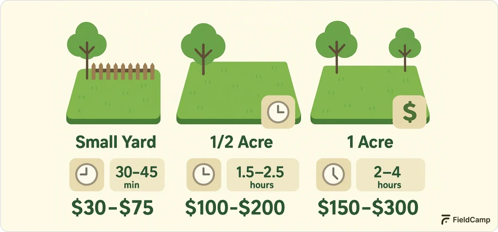 How Much to Charge for Lawn Mowing Jobs 2025