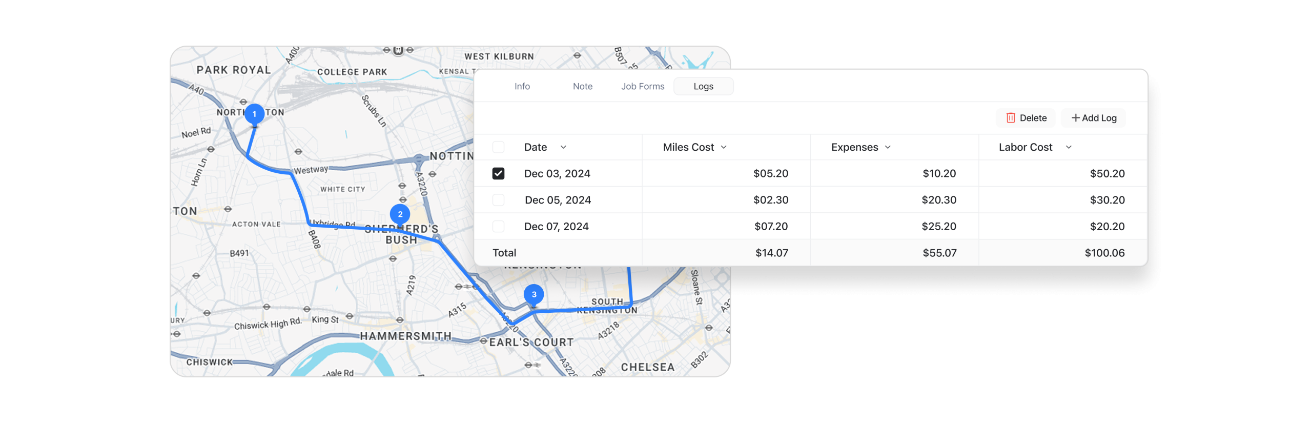 Real-Time Job Tracking & Logs